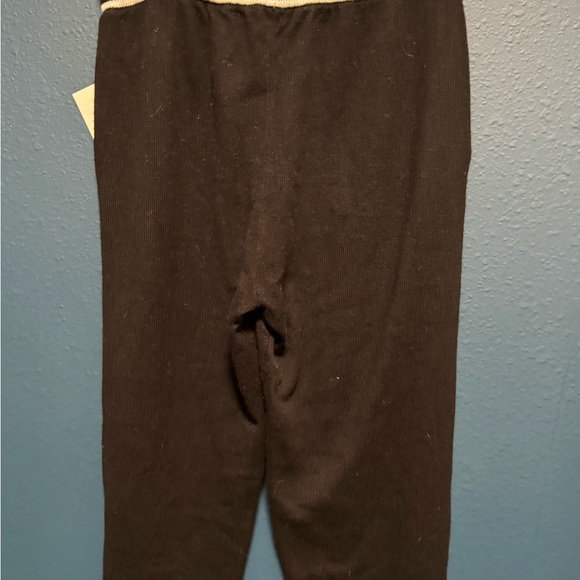 Splendid Elizabeth Cotton Blend Knit Joggers M Black - Picture 3 of 6